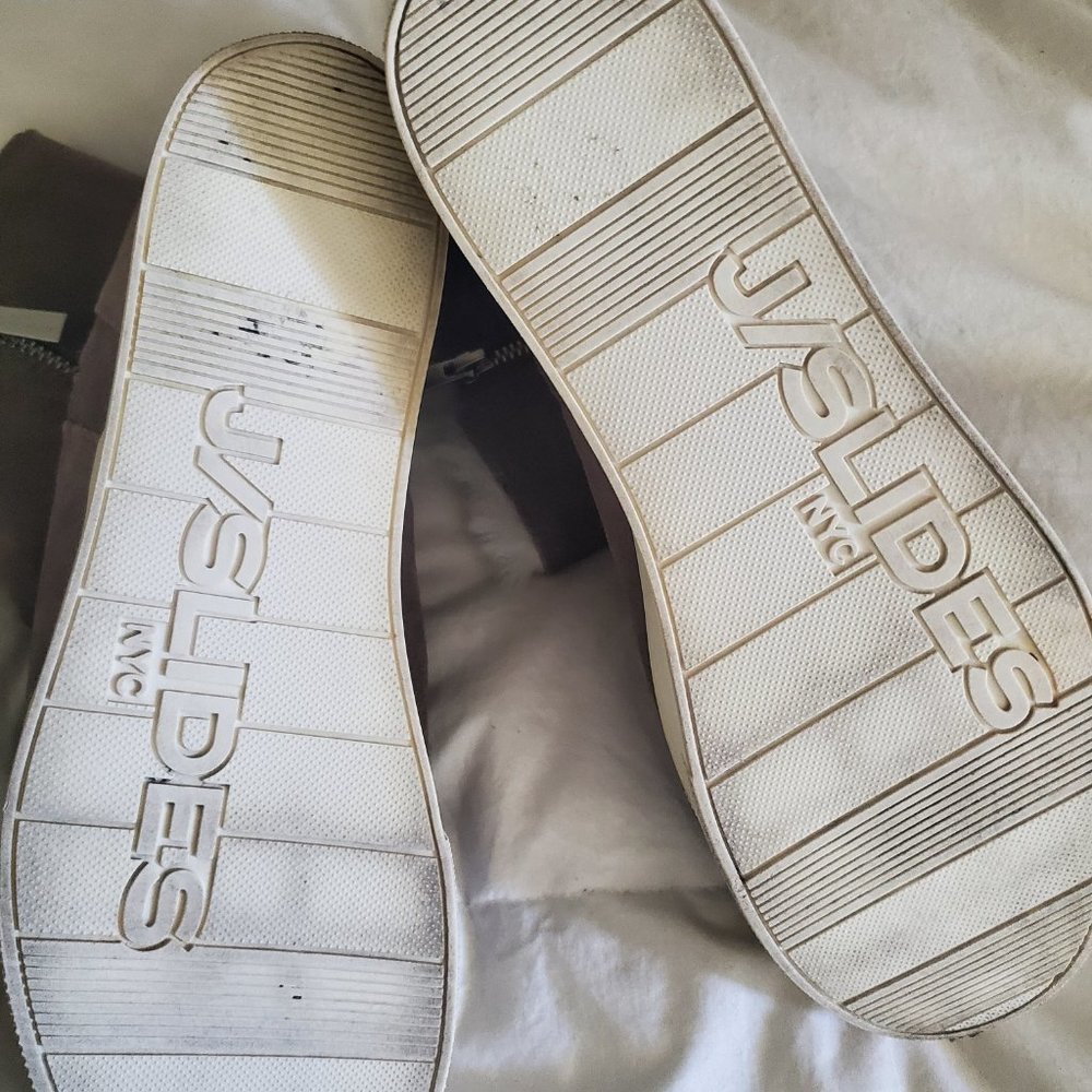 J/Slides Nyc Booties Wedge Grey - image 3